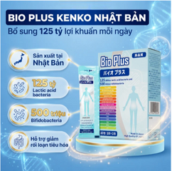 Siro bổ sung lợi khuẩn cho hệ tiêu hóa, giảm rối loạn tiêu hóa, cân bằng đường ruột Bio Plus Kenko (10 gói x 15g)