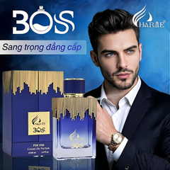 Nước Hoa Nam Charme BOSS 100ML - Sang Trọng, Đẳng Cấp với Hương Cam, Gỗ và Vanilla - Hoàn Hảo cho Phái Mạnh