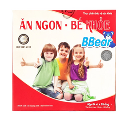 Siro hỗ trợ bổ sung các vitamin, giúp ăn ngon, tăng cường tiêu hóa Ăn Ngon - Bé Khỏe BBear (4 vỉ x 5 ống)