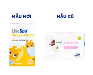 Bào tử lợi khuẩn cho mẹ và bé hếtt lo táo bón - biếng ăn LiveSpo PREG-MOM (20 ống x 5ml)
