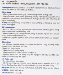 Bào tử lợi khuẩn cho người viêm đại tràng, rối loạn tiêu hóa LiveSpo Colon(20 ống x 5ml)