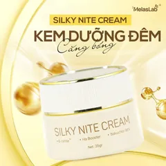 Kem Dưỡng Ban Đêm Silky Nite Cream Melaslab
