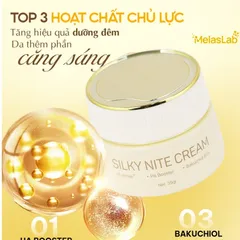 Kem Dưỡng Ban Đêm Silky Nite Cream Melaslab