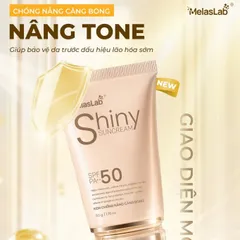 Shiny SunCream Kem Chống Nắng Căng Bóng Melaslab