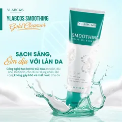 Smoothing Gold Cleanser YLabcos Sữa Rửa Mặt Vàng Làm Sạch Sâu Tươi Sáng Mịn Màng Da Dịu Nhẹ