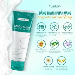 Smoothing Gold Cleanser YLabcos Sữa Rửa Mặt Vàng Làm Sạch Sâu Tươi Sáng Mịn Màng Da Dịu Nhẹ