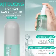 Occaline Smooth Spray Dr Lacir Xịt Khoáng Tế Bào Gốc Cấp ẩm giúp da mềm mại