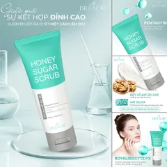 Honey Sugar Scrub Tẩy Da Chết Dịu Nhẹ Dr Lacir