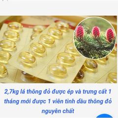 Tinh Dầu Thông Đỏ Cheongsongwon Hàn Quốc 180 Viên - Hỗ Trợ Tăng Cường Sức Khỏe và Miễn Dịch, Samsung Pharm