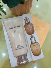 SỮA RỬA MẶT   THE WHOO Gong Jin Hyang Clarifying Cleansing Foam Special Set