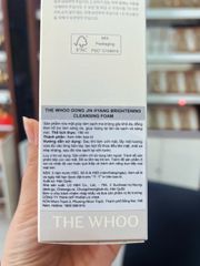 THE WHOO Gong Jin Hyang Brightening Cleansing Foam – Sữa rửa mặt cao cấp làm sáng da
