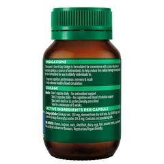 Viên uống Thompson's One-A-Day Ginkgo 6000 - Cải thiện lưu thông máu não & Chống lại tổn thương oxy hóa tế bào thần kinh 60 viên - S/P Chuẩn Úc