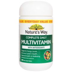 Úc) Vitamin Tổng Hợp Nature's Way Multivitamin Cho Người Lớn - Hỗ Trợ Tăng Cường Sức Đề Kháng, Giảm Mệt Mỏi, Bổ Sung Vitamin & Khoáng Chất
