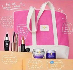 Set quà tặng Lancome 6 món dưỡng da căng mướt, full size & mini ?️ Giá rẻ nhất!