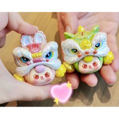 BABY THREE BEAN LION HEAD SURNAMES BABY THREE LÂN TRĂM HỌ BEAN BLINDBOX BLINDBAG 778241