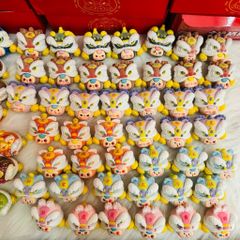 BABY THREE BEAN LION HEAD SURNAMES BABY THREE LÂN TRĂM HỌ BEAN BLINDBOX BLINDBAG 778241