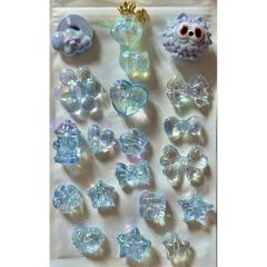 [DIY] HOLO JELLY BEADS CHARM HOLO TRONG SUỐT CHARMS CHAIN DIY HANDMADE DRAFTING 778240