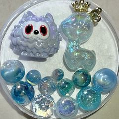 [DIY] HOLO JELLY BEADS CHARM HOLO TRONG SUỐT CHARMS CHAIN DIY HANDMADE DRAFTING 778240