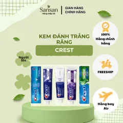 Kem Đánh Răng Crest Mỹ 3D White Pro Advanced Pro Health Brilliance Ultra Complete Scope Làm Trắng Răng