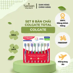 Bàn Chải Đánh Răng Colgate Total Advanced Whitening Soft, Lông Mềm Làm Sạch Toàn Khoang Miệng