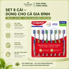 Bàn Chải Đánh Răng Colgate Total Advanced Whitening Soft, Lông Mềm Làm Sạch Toàn Khoang Miệng