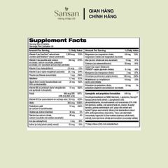 Focus Factor Original Hỗ Trợ Trí Nhớ & Tăng Cường Tập Trung - Vitamin Não Bộ Đa Dưỡng Chất - Nội địa Mỹ