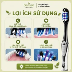 Bộ 8 Bàn Chải Đánh Răng Oral-B Cross Action Pro Advanced Lông Mềm - Làm Sạch Mảng Bám, Bảo Vệ Nướu, Người Lớn