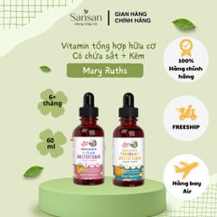 TPBVSK Vitamin tổng hợp hữu cơ Mary Ruths Organic Infant/ Toddler Multivitamin Liquid Drops 60ml, Có chứa Sắt 778297
