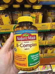 💊 Nature Made Super B-Complex bổ sung vitamin B giảm căng thẳng, 460 viên, giao nhanh