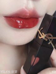 💄 Son kem YSL 416 Chili Provocation chính hãng – Son kem lì cao cấp lên màu chuẩn đẹp
