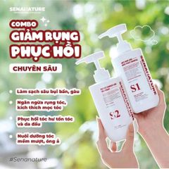 Cặp dầu gội xả SENANATURE ANTI-HAIR LOSS BEER YEAST SHAMPOO 500ml [hàng nhập khẩu]
