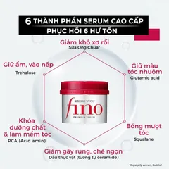Kem ủ tóc Fino Premium Touch Shiseido Cải Thiện Tóc Hư Tổn, Sản phẩm có thể loại bỏ bụi bẩn và bã nhờn dư thừa tóc làm cho tóc dễ dàng hơn để hấp thụ chất dinh dưỡng, giúp mái tóc của bạn toát lên một