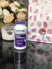NATROL Biotin 10,000mcg  hỗ trợ  da tóc móng