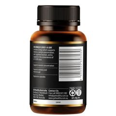 Viên uống Go Healthy Go Ginkgo 9000 1-A-DAY [Ginkgo Úc] 60 viên - Tăng lưu lượng máu đến não bộ - Phòng ngừa tai biến mạch máu não & Dự phòng tái phát