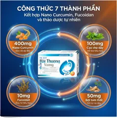 Viên uống hỗ trợ giảm acid dịch vị, bảo vệ niêm mạc dạ dày Dạ Dày Hải Thượng Vương (30 viên)