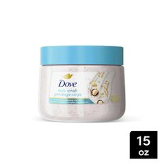 Tẩy tế bào chết Dove Exfoliating Body Scrub for Women Macadamia Rice Milk, 15 oz