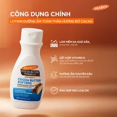 Sữa dưỡng thể dưỡng ẩm (bơ cacao + vitamin E) - Palmer's Cocoa Butter Formula Daily Skin Therapy Intensive Body Lotion 50ml