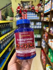 Viên uống tinh chất Lựu đỏ Puritan's Pride Pomegranate Extract 250 mg -120 viên [S/P nội địa Mỹ]