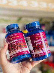 Viên uống tinh chất Lựu đỏ Puritan's Pride Pomegranate Extract 250 mg -120 viên [S/P nội địa Mỹ]