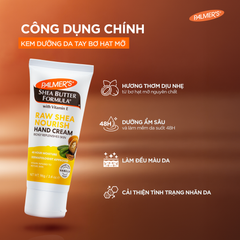 Kem dưỡng ẩm phục hồi da tay khô ráp và nứt nẻ - Palmer's Shea Butter Formula Raw Shea Nourish Hand Cream 96g