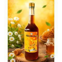 Mật ong 100%  tự nhiên nguyên chất chai 650ml