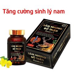 Viên uống Sâm Nhung Bổ Thận Rostex Giúp nâng cao khả năng sl nam giới Chai 30 viên
