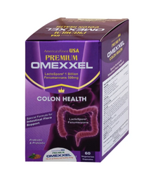 Viên uống bổ sung lợi khuẩn, hỗ trợ giảm rối loạn tiêu hóa Premium Omexxel Colon Health (60 viên)