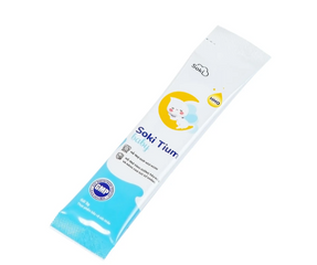 Bột hòa tan hỗ trợ trẻ giảm quấy khóc, giúp trẻ ngủ ngon, tăng cường tiêu hóa Soki Tium Baby (12 gói x 3g)