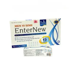 Men Vi Sinh EnterNew Bổ Sung 3 Tỷ Lợi Khuẩn Hỗ Trợ Cân Bằng Hệ Vi Sinh Đường Ruột - 20 Ống x 10ml