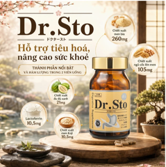 Viên uống hỗ trợ tiêu hóa, giảm đầy bụng, khó tiêu Dr.Sto Jpanwell (60 viên)