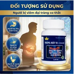 Viên uống hỗ trợ tăng cường tiêu hóa cho người viêm đại tràng Tràng Bát Vị-Codanbe Kingphar (60 viên)