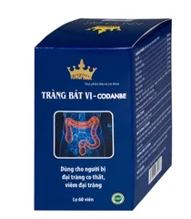 Viên uống hỗ trợ tăng cường tiêu hóa cho người viêm đại tràng Tràng Bát Vị-Codanbe Kingphar (60 viên)
