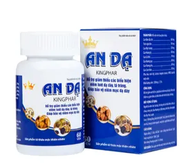 Viên uống hỗ trợ giảm axit dịch vị, giảm viêm loét dạ dày, tá tràng An Dạ Kingphar (60 viên)