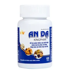 Viên uống hỗ trợ giảm axit dịch vị, giảm viêm loét dạ dày, tá tràng An Dạ Kingphar (60 viên)
